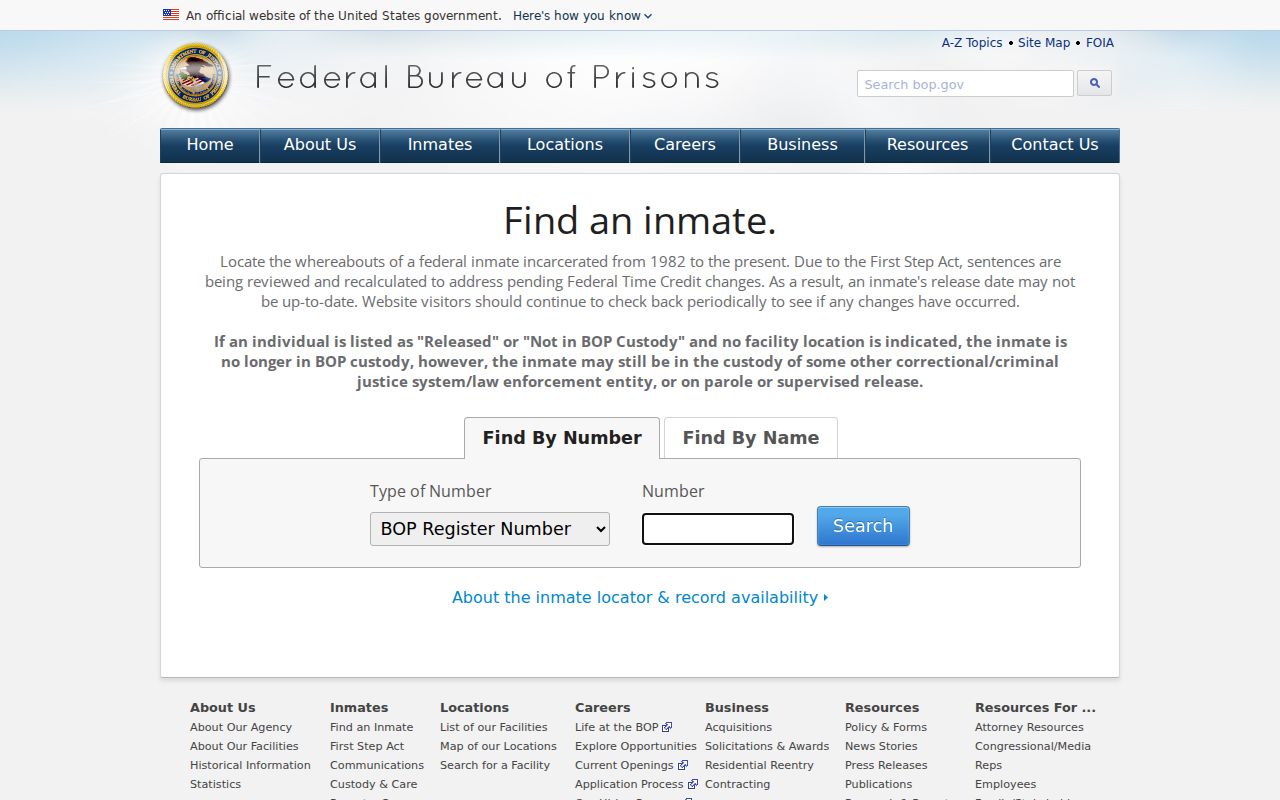 Maywood neighbors directory reference to the federal inmate locator