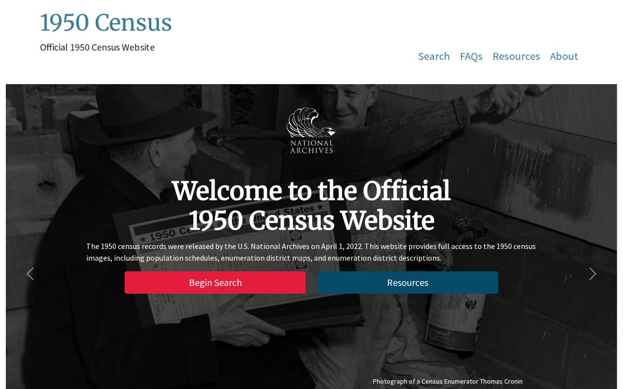 Maywood previous residents search in the 1950 United States Census