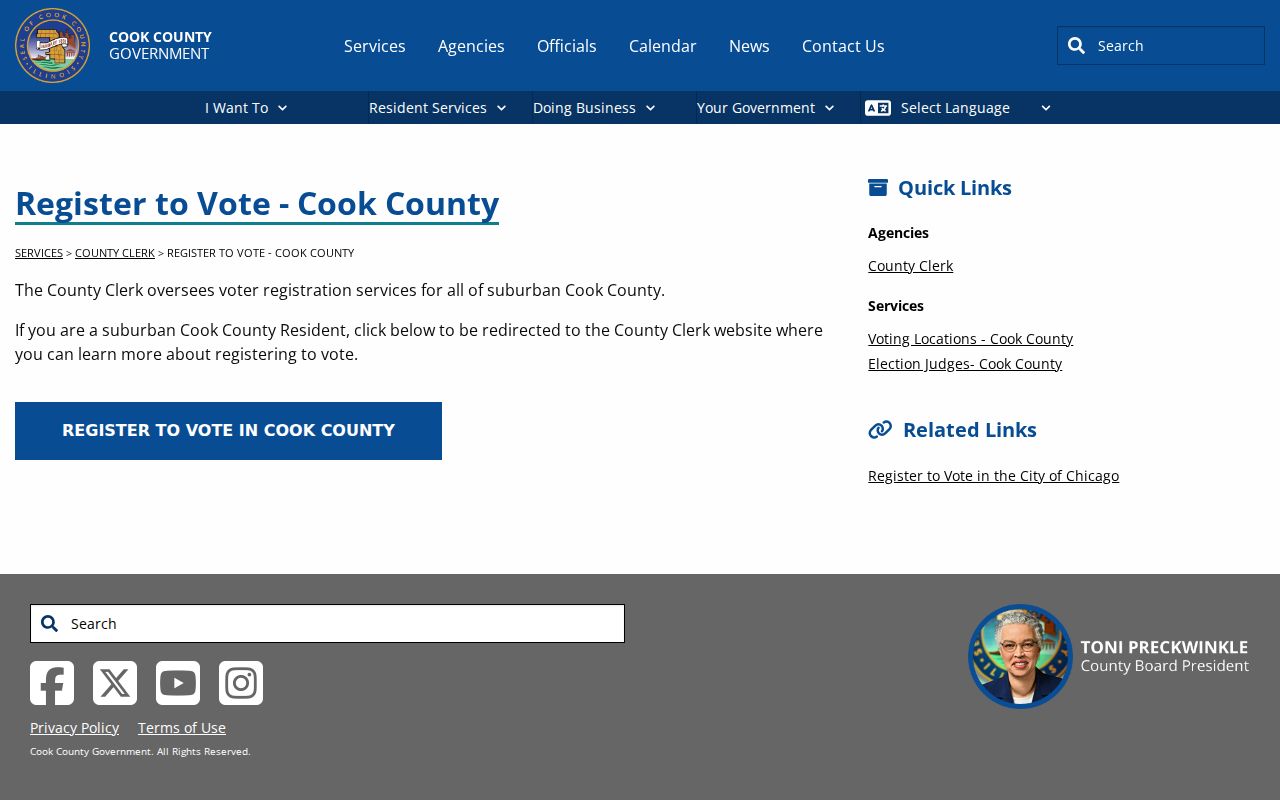 Maywood ZIP code directory access through Cook County voter registration